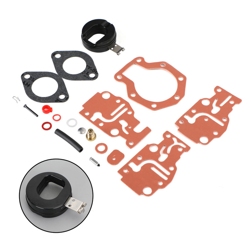 Förgasare Carb Rebuild Kit för Johnson/Evinrude 6 8 9.9 15 20 HP 0439073