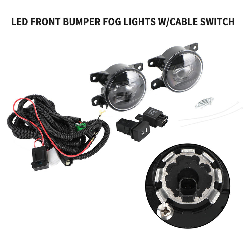 Främre LED-dimlampa Driving Light Switch Kabelsats för Honda Civic 2022+ Generic