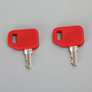 (6) Für John Deere Heavy Equipment Ignition Bagger Loader Dozer Keys