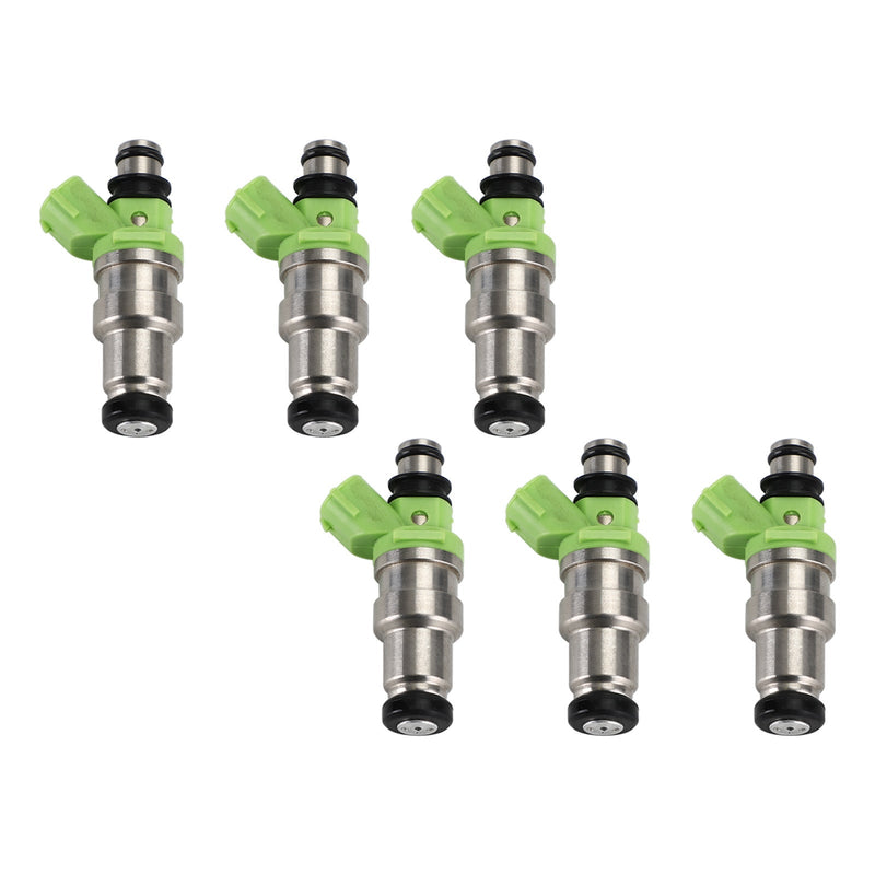 Injetores de combustível 6PCS 23250-70080 Apto para Toyota Cressida Supra 3.0L 1989-1992 312CC Genérico