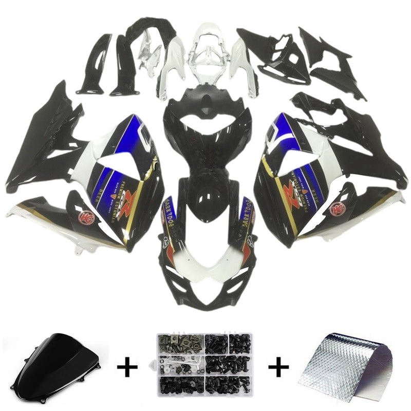 2009-2016 Suzuki GSXR1000 K9 Kit de carenado de inyección Cuerpo Plástico ABS