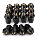 16x schwarze Radmuttern 3/8 "24 für Polaris Ranger RZR 4 XP Sportsman