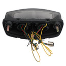 LED integrované vnitřní světlo zadního světla KAWASAKI Ninja 500R ZX-7R ZX 750 Black Generic