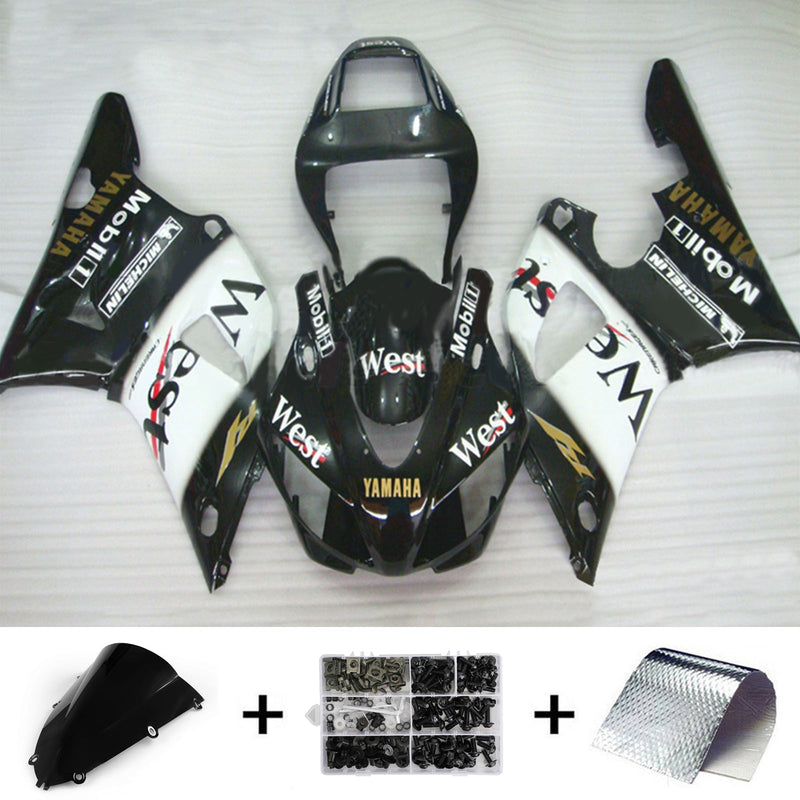 Amotopart Yamaha YZF 1000 R1 1998-1999 Juego de Carenado, Carrocería, Plástico, ABS