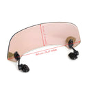 Motorsykkel Justerbar Clip On Windshield Extension Spoiler Vindavviser
