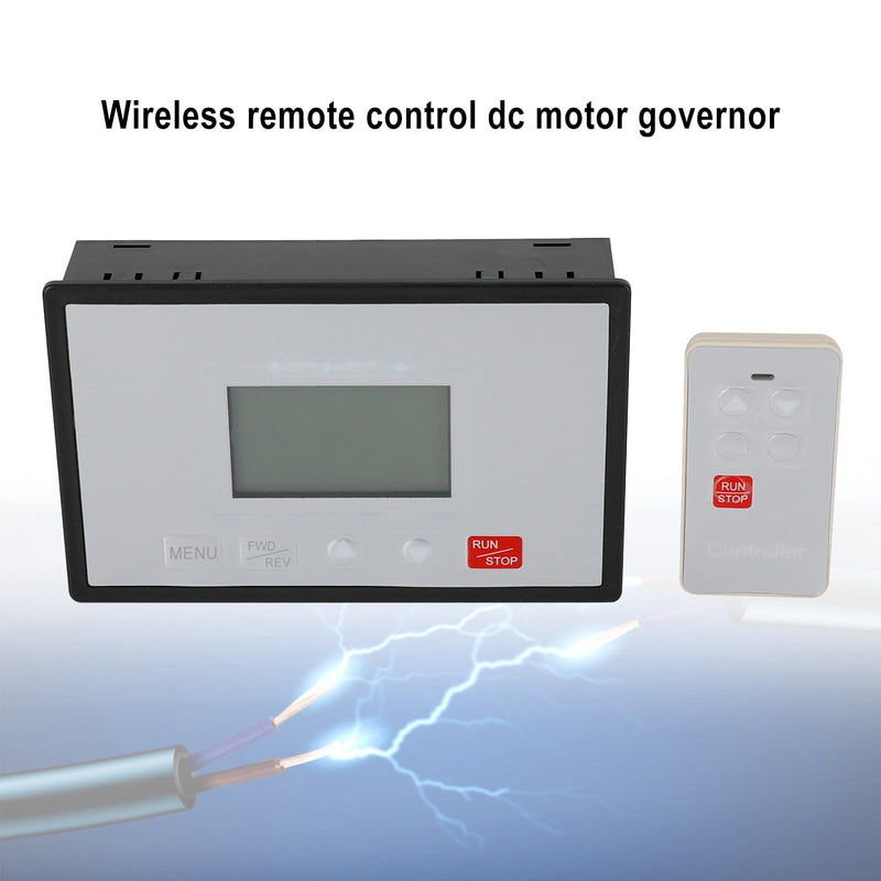 Nopeussäädin PWM DC-moottorin ajoitus Käännettävä kaukosäätimen LCD-näyttö 60A