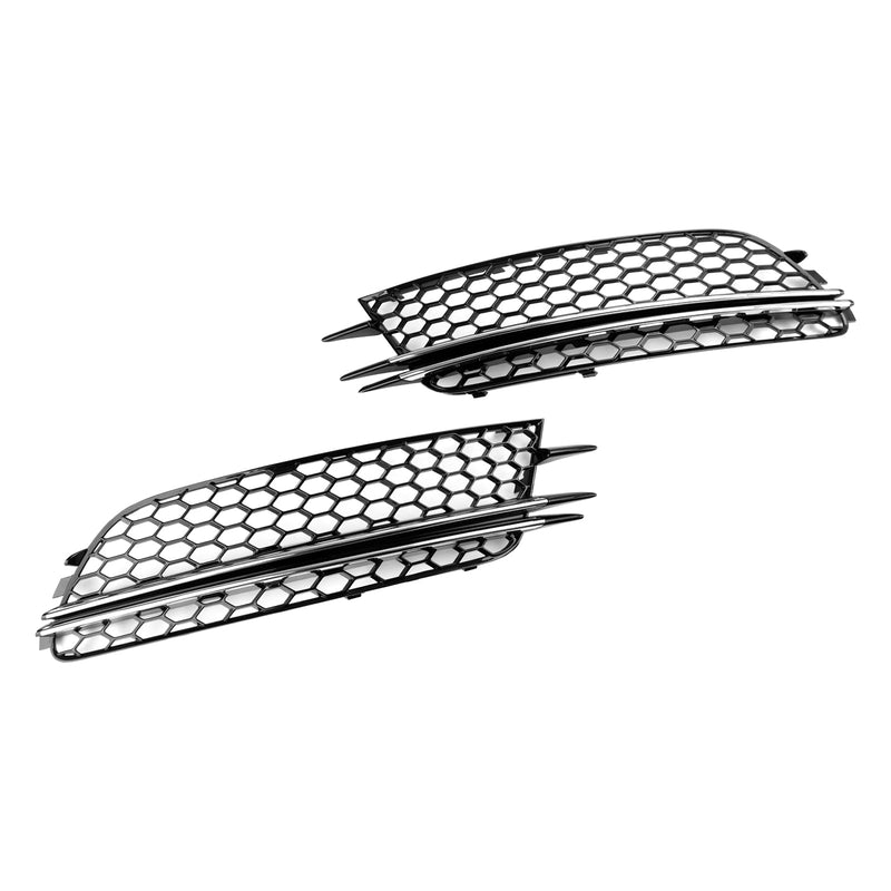 Audi A6 4G C7 2012-2015 2ST Främre Dimljus Kåpa Bezel Bumper Grille.