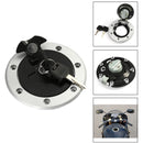Conjunto de chaves da tampa do tanque de combustível Kawasaki Ninja EX500 ZX600 ZX6 ZX7 ZX9R ZX11 ZR
