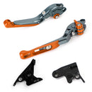 Justerbar utdragbar bromskopplingsspak för Trident 2022 Bobber 17-19 Tiger 800 Generic