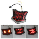 Piloto trasero intermitente LED para Kawasaki Z650 Ninja 650 Z900 17-24 Plata Genérico