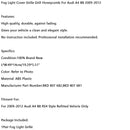 Para Siatka o strukturze plastra miodu Światło przeciwmgielne Otwarty grill wentylacyjny Pasuje do Audi A4 B8 2009-2012 Generic