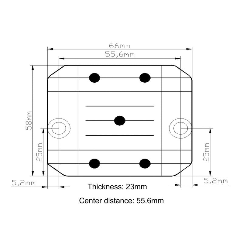 Vattentät DC 12V/24V till 5V 25W 5A stegdriven matningsregulator