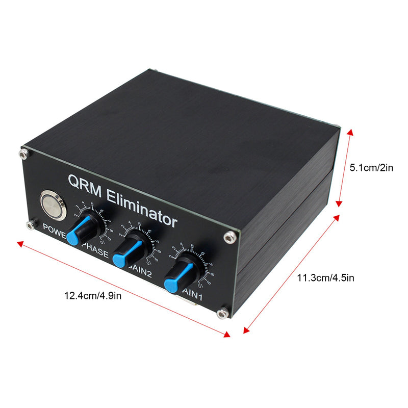 Eliminador de Segunda Generación Eliminador QRM X-Phase (1-30 MHz) Caja de Bandas RF