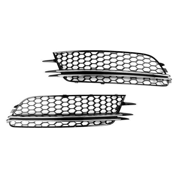 Audi A6 4G C7 2012-2015 2ST Främre Dimljus Kåpa Bezel Bumper Grille.