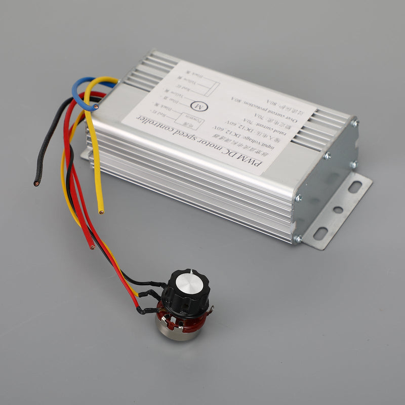 DC 12V 24V 36V 48V 70A 4000W DC Motor PWM Speed Contrine Pinselmotor Controller