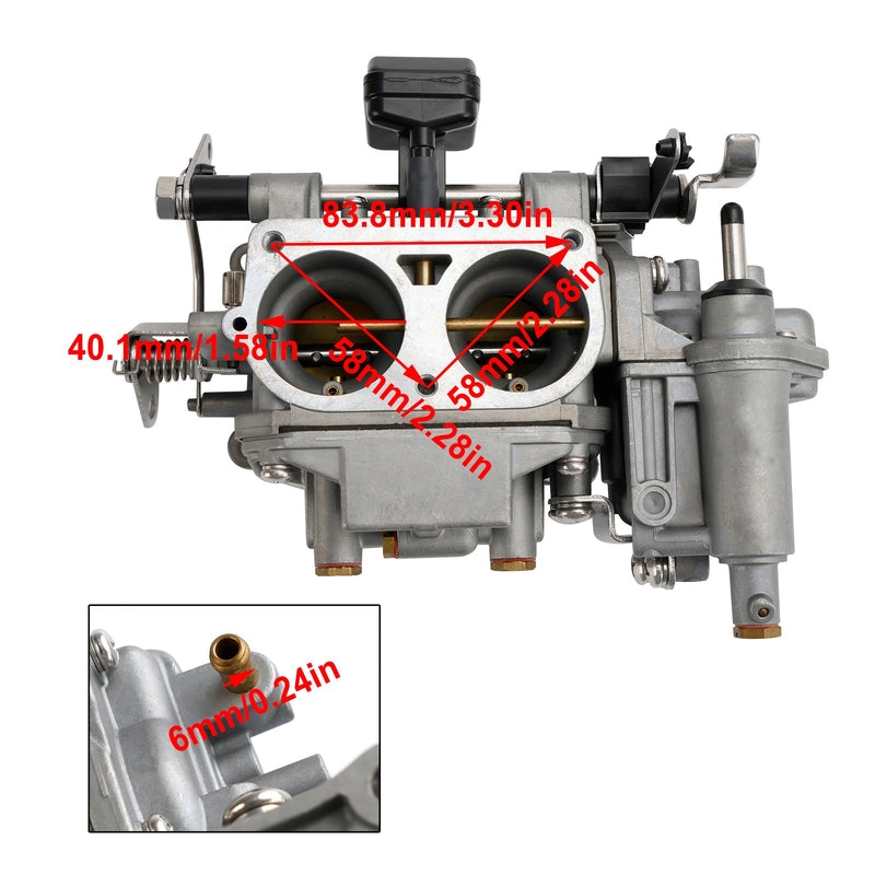 Forgasser påhengsmotor egnet for 36 HK 2-takts SP36X-A