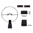 GA-800 Aktive Schleifenantenne Kurzwellenantenne 10KHz-159MHz HF-Antenne für Funkgeräte