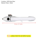 Chromowana klamka zewnętrzna drzwi prawych po stronie kierowcy 735592012 Pasuje do Fiata 500 Offside Generic