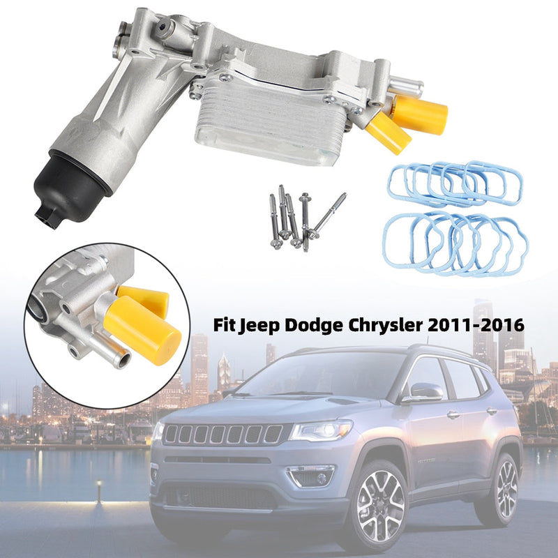 2011-2016 Jeep Dodge Chrysler aluminiumshus oljefilterenhet 926-876