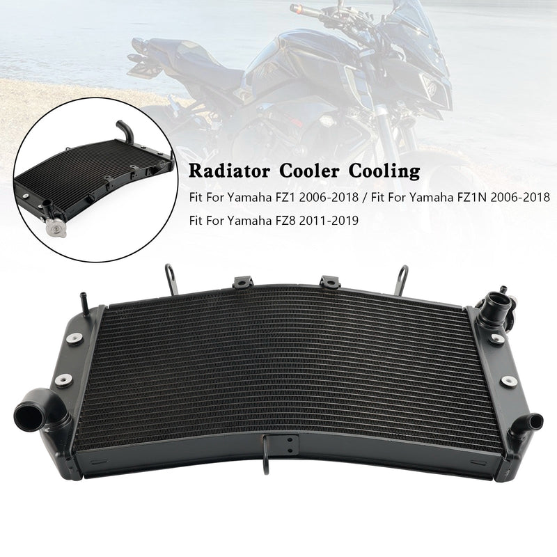 Radiator kjølemotor i aluminium for Yamaha FZ1 FZ1N 06-18 FZ8 11-19