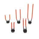 5 PCS Ganchos de armazenamento para serviços pesados ​​Ferramentas de organização de garagem para montagem em parede dupla