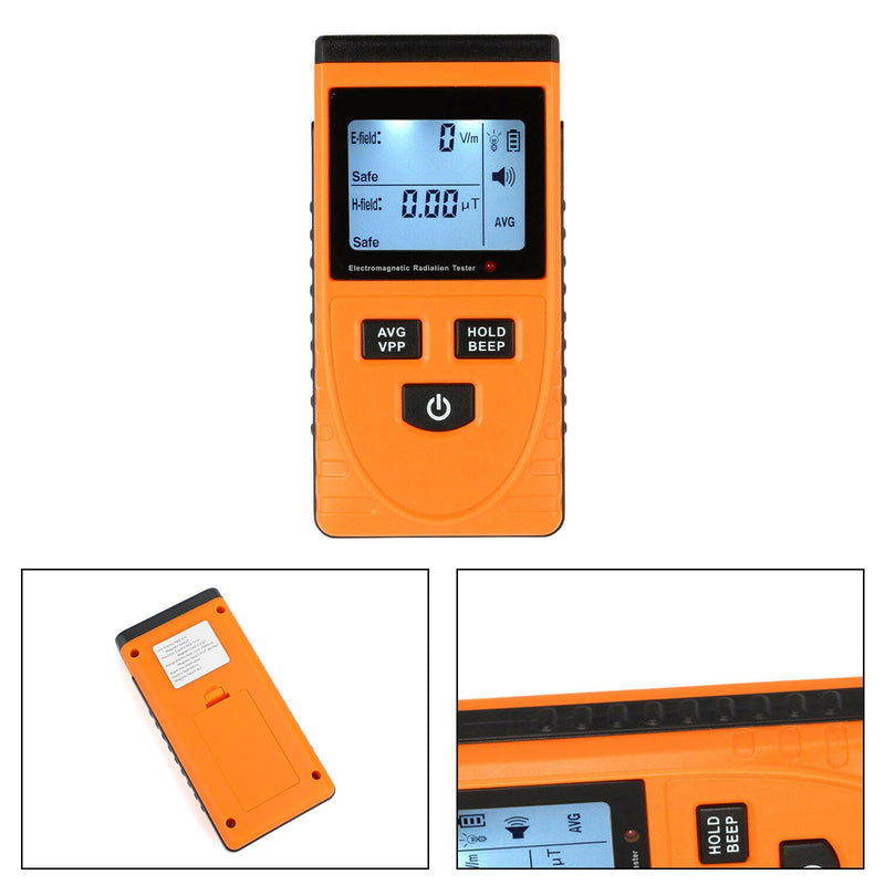 Digitaler LCD-Elektromagnetfeld-Strahlungsdetektor EMF-Meter-Dosimeter-Tester