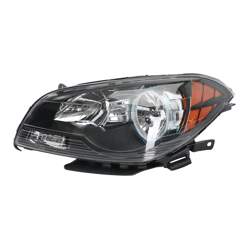 Faros delanteros amarillos transparentes con carcasa negra para Chevr Malibu 2008-2012 genéricos