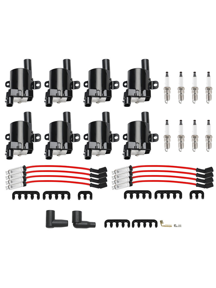 2003-2005 GMC Savana 2500 Chevrolet Express 2500 Hummer H2 8 sztuk cewka zapłonowa + świeca zapłonowa + zestaw przewodów UF262