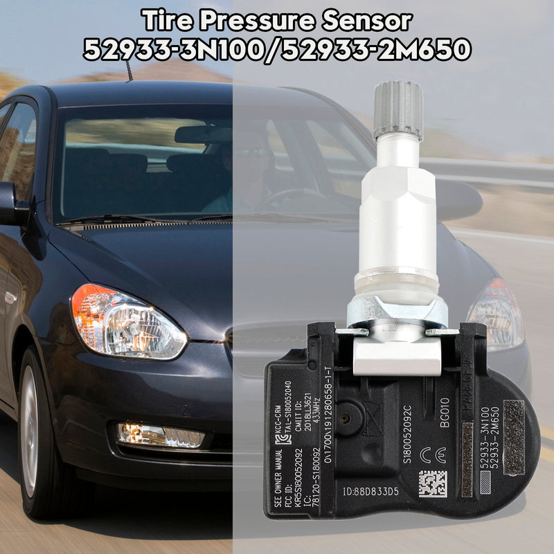 Sensor de pressão dos pneus TPMS 52933-3N100 para Kia Ceed Hyundai Accent Genesis