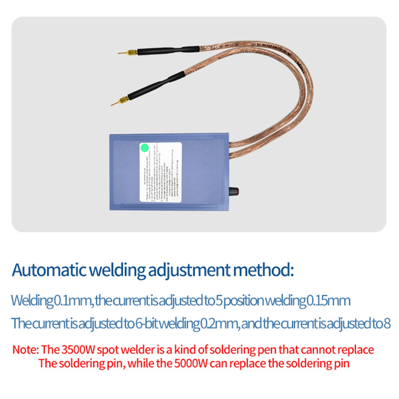 5000W Mini-Punktschweißgerät DIY Kit 18650 Akku Punktschweißstiftwerkzeuge