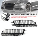 Audi A6 4G C7 2012-2015 2PCS Front Fog Light Cover Bezel Bumper GrilleAuto &amp; Motorrad: Teile, Auto-Ersatz- &amp; -Reparaturteile, Karosserieteile!