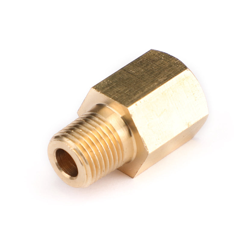 1/8 npt weiblich bis 1/8 BSPT männliche Adapter -Messgeräte -Faden -Öldruckadapter