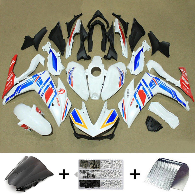 Amotopart Kit de Carenado para Yamaha YZF-R3 2014-2018, R25 2015-2017 Carrocería ABS