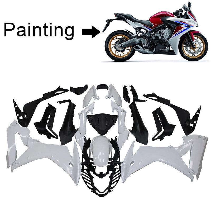 Amotopart Verkleidungsset für Honda CBR650F 2017–2019, Karosserie, Kunststoff, ABS