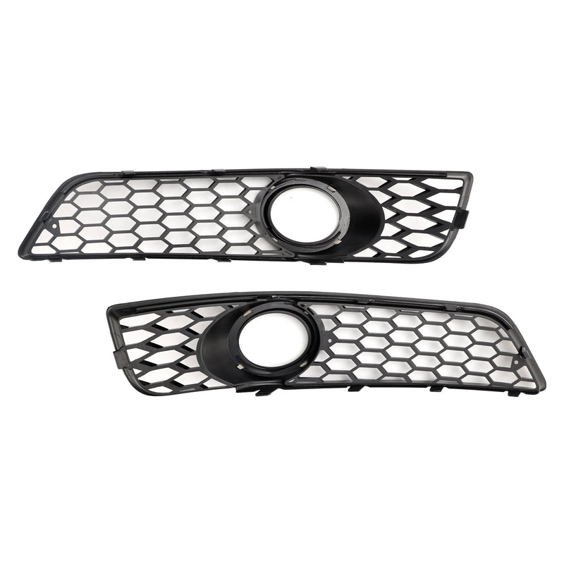 Audi A3 8P 2009-2013 Honeycomb Bumper Front Tåkelys Grill Grille Cover.