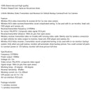 2,4 GHz:n langaton videolähetin ja vastaanotin ajoneuvon peruutus-/etukameralle