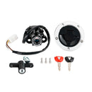 Kawasaki EX650 Ninja 650 2012-2016 Kit de trava de assento com tampa de combustível do interruptor de ignição