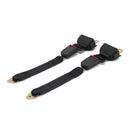 2 Sätze 2-Punkt-einziehbare Auto-Sicherheitsgurtschnalle, universell einstellbar, generisch