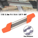 2 I 1 Easy Chainsaw File Chain Sharpener Kit 7/32 5,5 mm Passer til Stihl 3/8" P 404"