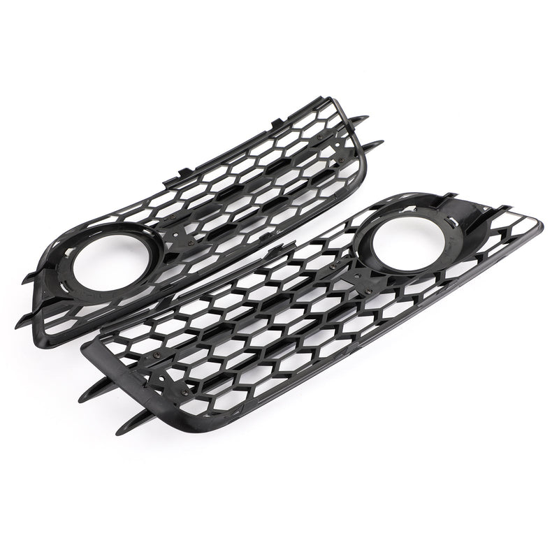 A4 S-LINE S4 2008-2012 Audi Honeycomb Style Lampa przeciwmgielna Grill Wymiana Grilla Zderzak