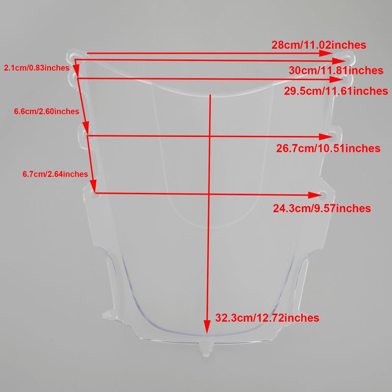 2020-2022 Yamaha YZF R1 ABS Motorsykkel frontrute