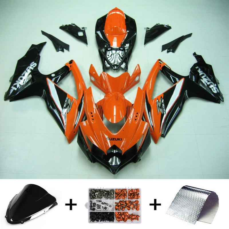 Suzuki GSXR 600/750 2008-2010 kåpa set kropp plast ABS K8