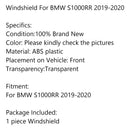 Windschild Windschutzscheibe für BMW S1000RR 2019-2022