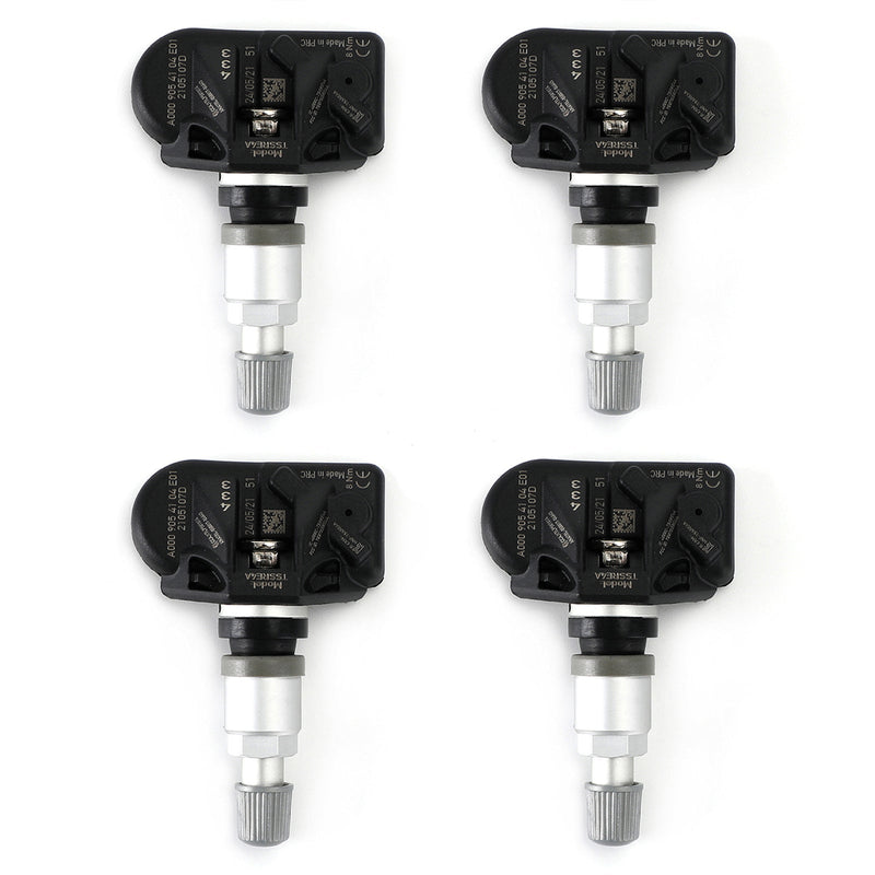 4x däcktryckssensor TPMS A0009054104 för Mercedes-Benz W167 W177 Generic