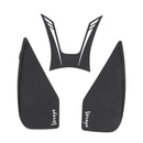 Protetor de tanque lateral de três tanques, adequado para Kawasaki Versysx300 2017-2020, borracha genérica