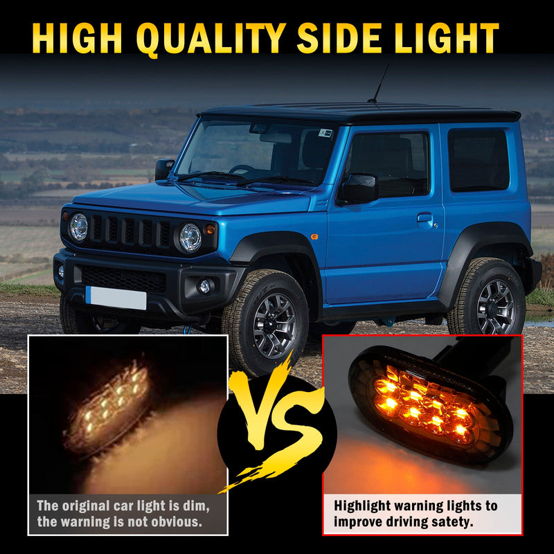 Suzuki Jimny JB64 JB74 Smoked Pair Postranní obrysová kontrolka