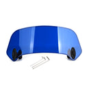 Motorsykkel Justerbar Clip On Windshield Extension Spoiler Vindavviser