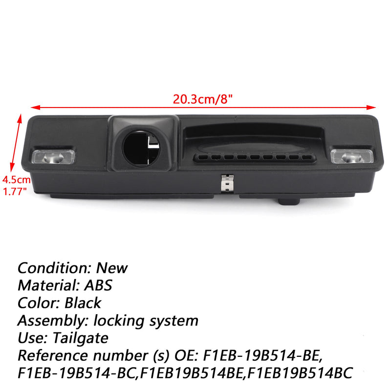 2012-2018 Ford Focus ST manija del portón trasero interruptor de manija del maletero F1EB-19B514-BE genérico