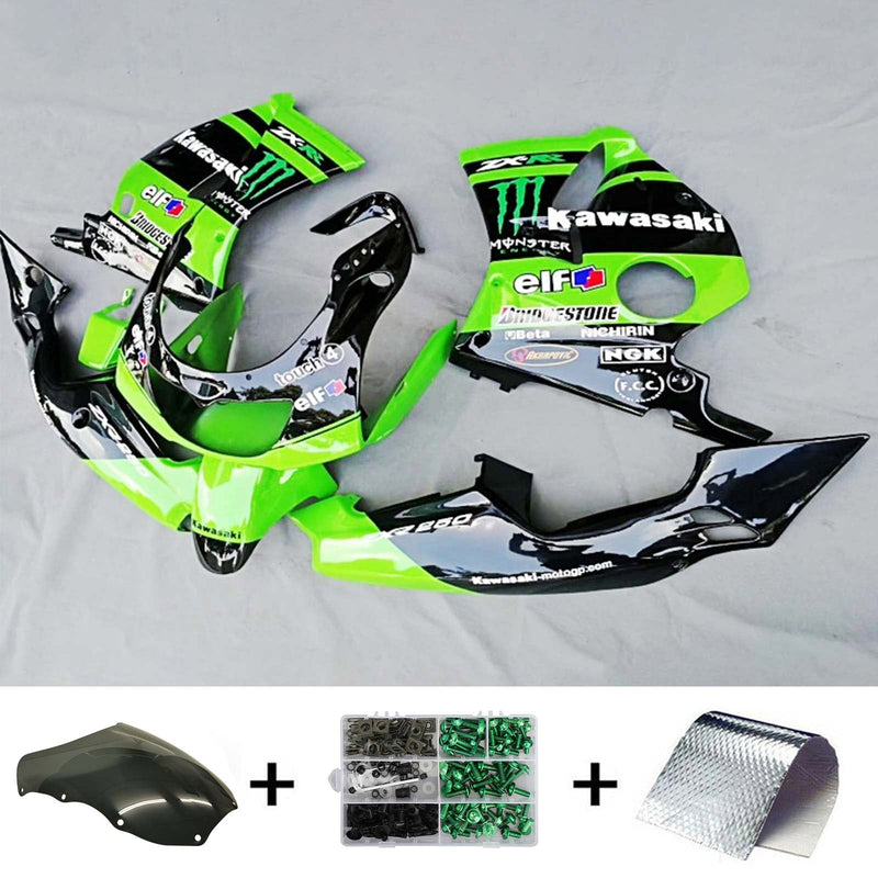 Amotopart Kawasaki ZXR400 1992-1996 kåpa Set Body Plast ABS