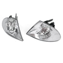 1999-2001 BMW serii 3 E46 Para przednich kierunkowskazów Kierunkowskazy Narożne przezroczyste światła